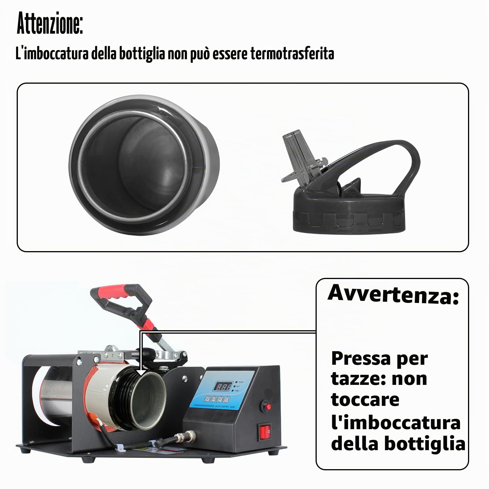 MR.R 20oz Blanks per sublimazione Bottiglia in alluminio per sport bianco Custodia portatile nera per laptop per stampa a trasferimento termico