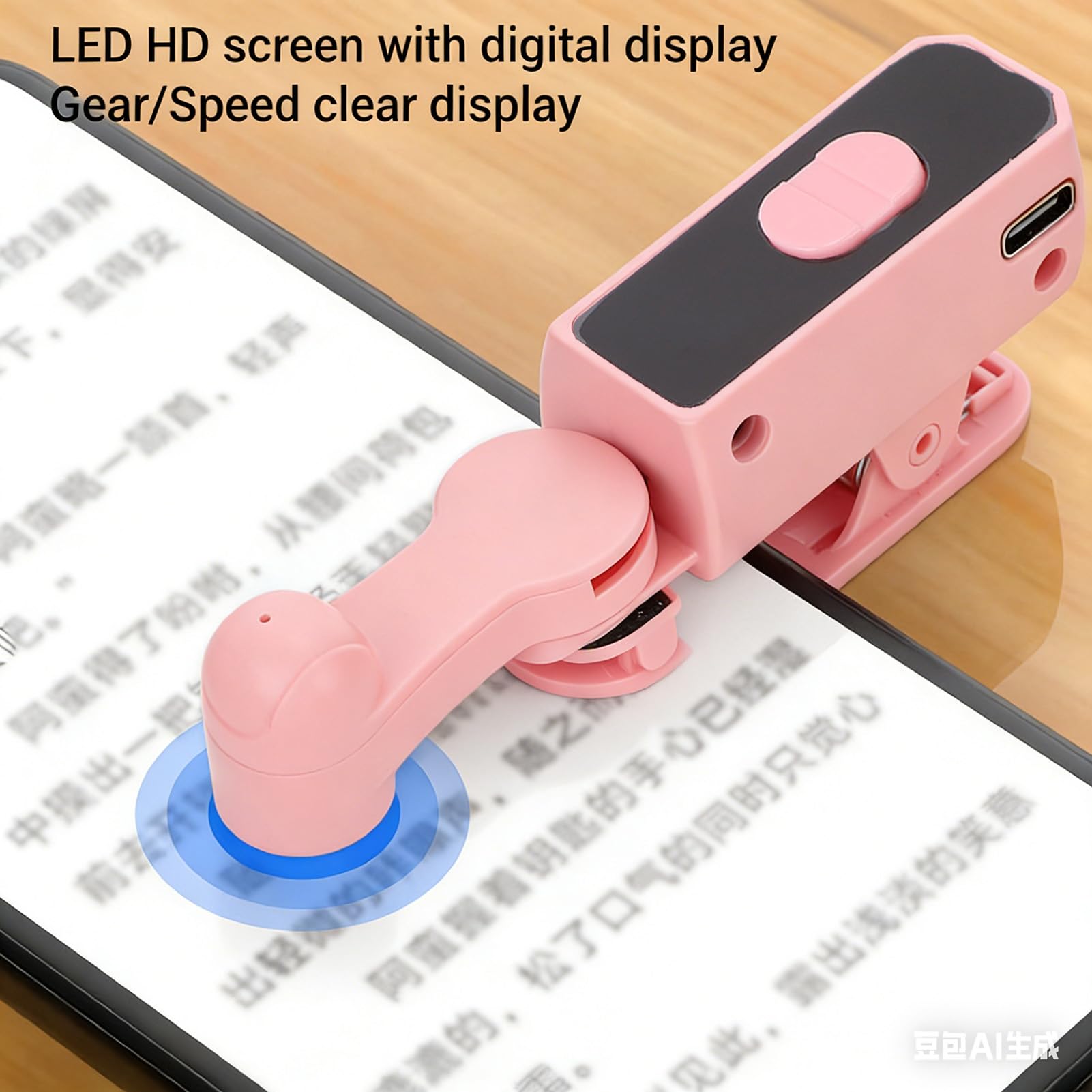 Dpofirs Clicker Automatique sans Fil pour Smartphone, Tapper Automatique D'écran de Téléphone Rechargeable, Clicker Continu Rapide pour Tiktok, Diffusions en Direct J'aime (Pink)