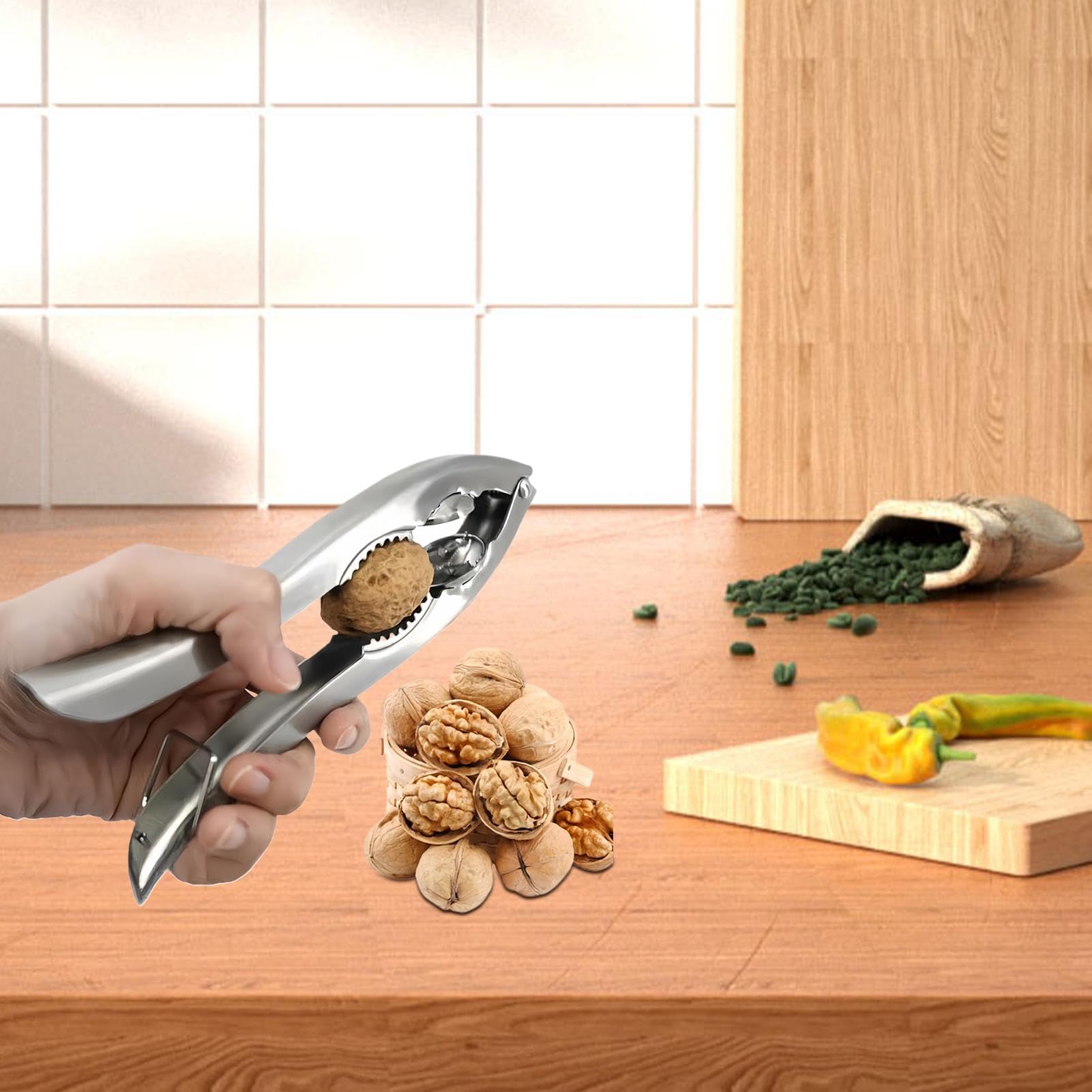 Pince à Châtaignes - Réutilisable - Outil De Coupe Sans Effort - Casse-noix