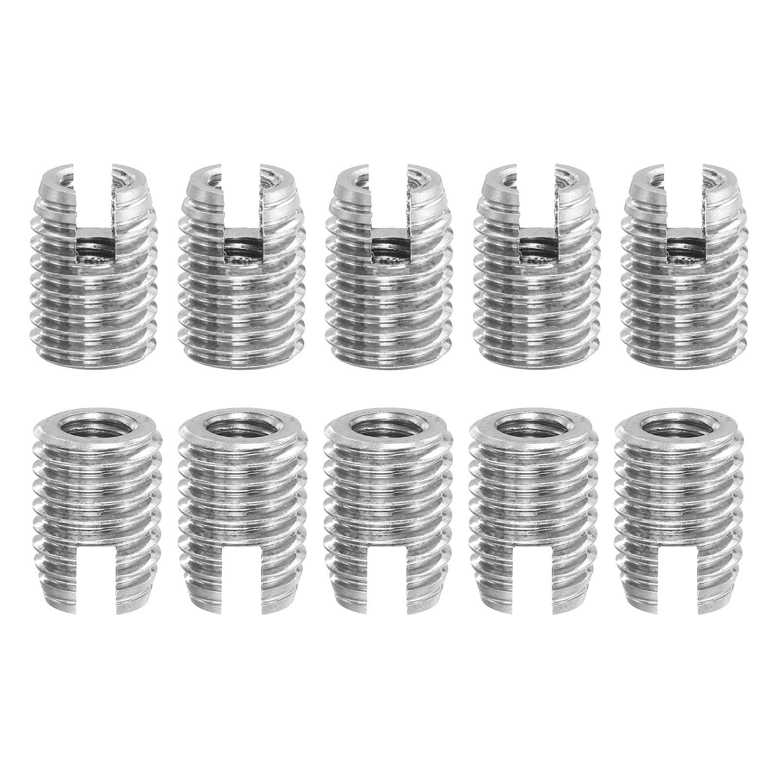 Insert fileté auto-taraudeuse M6 inox 303 usinage de précision uxcell - 7