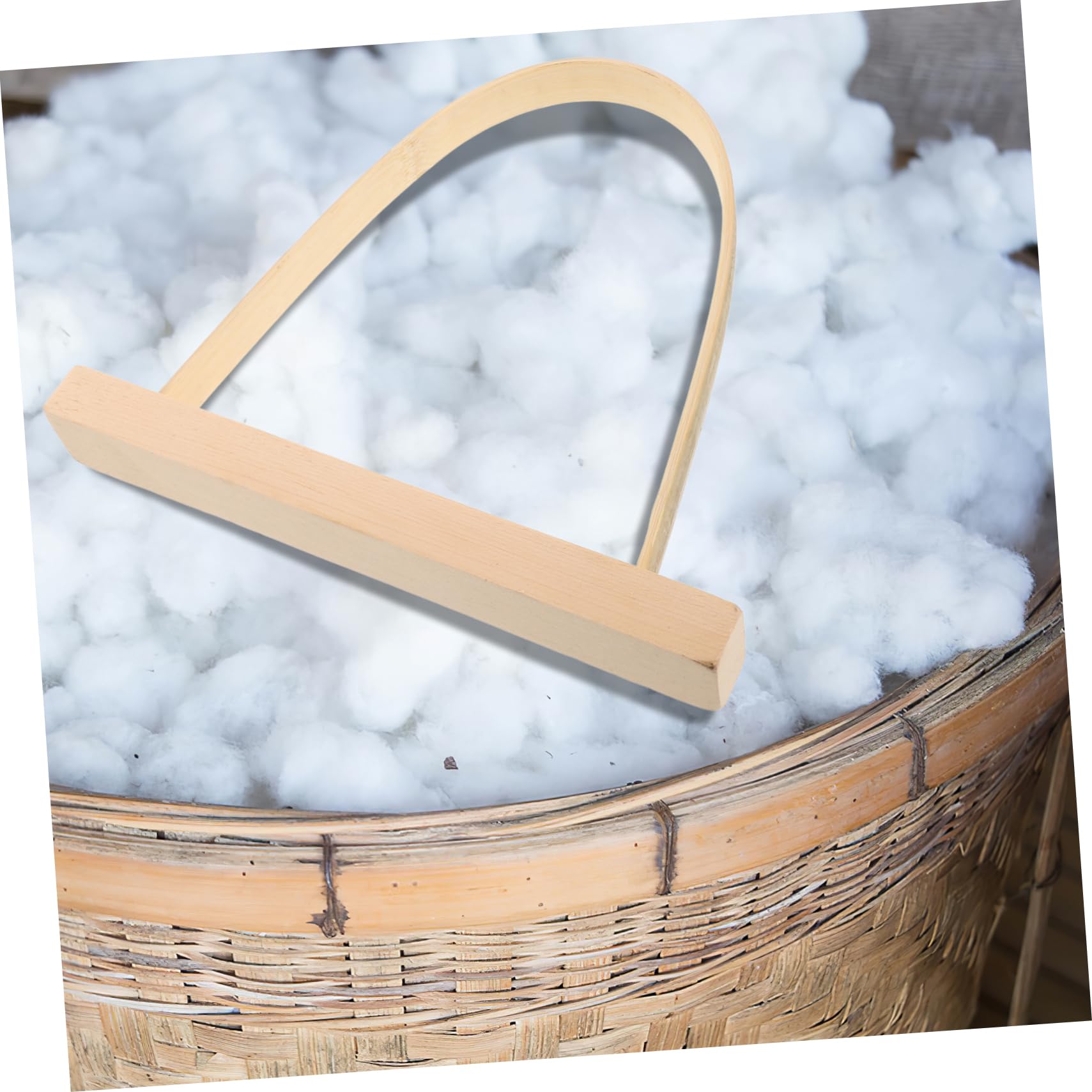 Cabilock Silk Reeling Machine Accessory Wooden Frame for Silkworm Balls Diy Craft Educational Teaching Tool