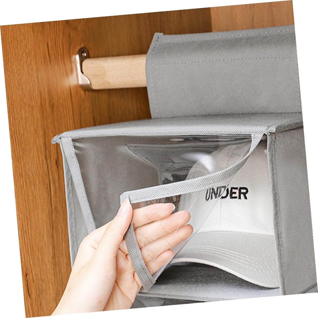 Ipetboom Bolsa Colgante Gran Capacidad No Tejida de 10 Capas y Protección de Sombreros para Almacenamiento de Ropa y Resistente al Agua, Organizador Práctico para Armarios
