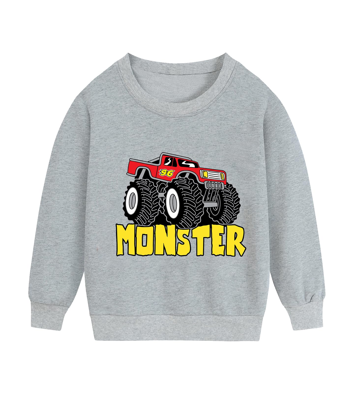 Jungen Pullover Kinder Langarmshirt Baumwolle Dinosaurier Bagger Sweatshirt Gr.92-122