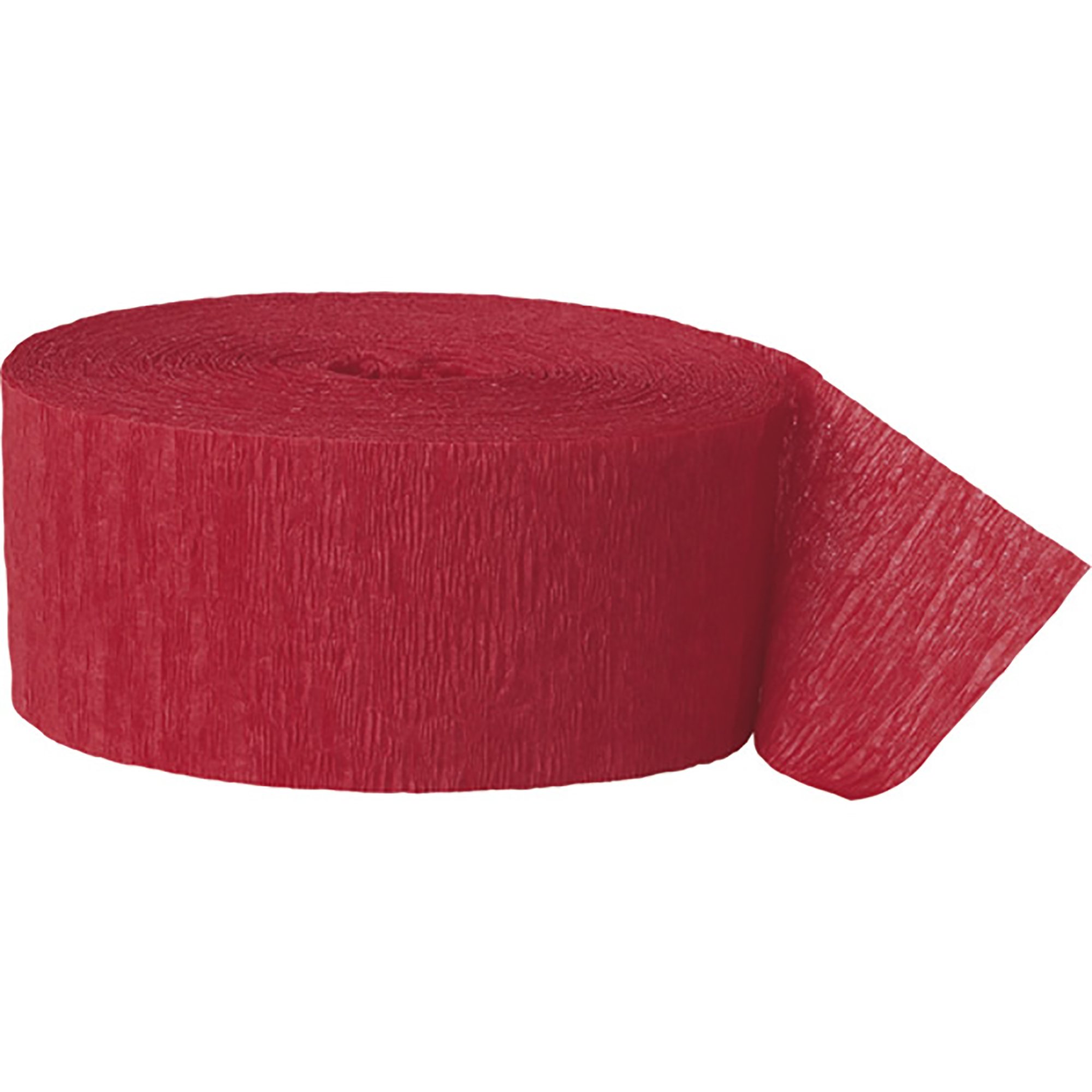 Unique Industries Red Crepe Streamers 81 ft