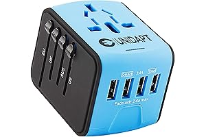 Unidapt Universal Travel Adapter: Seamless Power on the Go