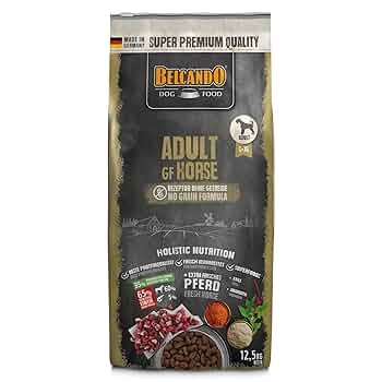 Belcando ADULT GF HORSE 800g×6 Amazon.com: Belcando Adult GF Horse [1 kg] Dog Food | Grain