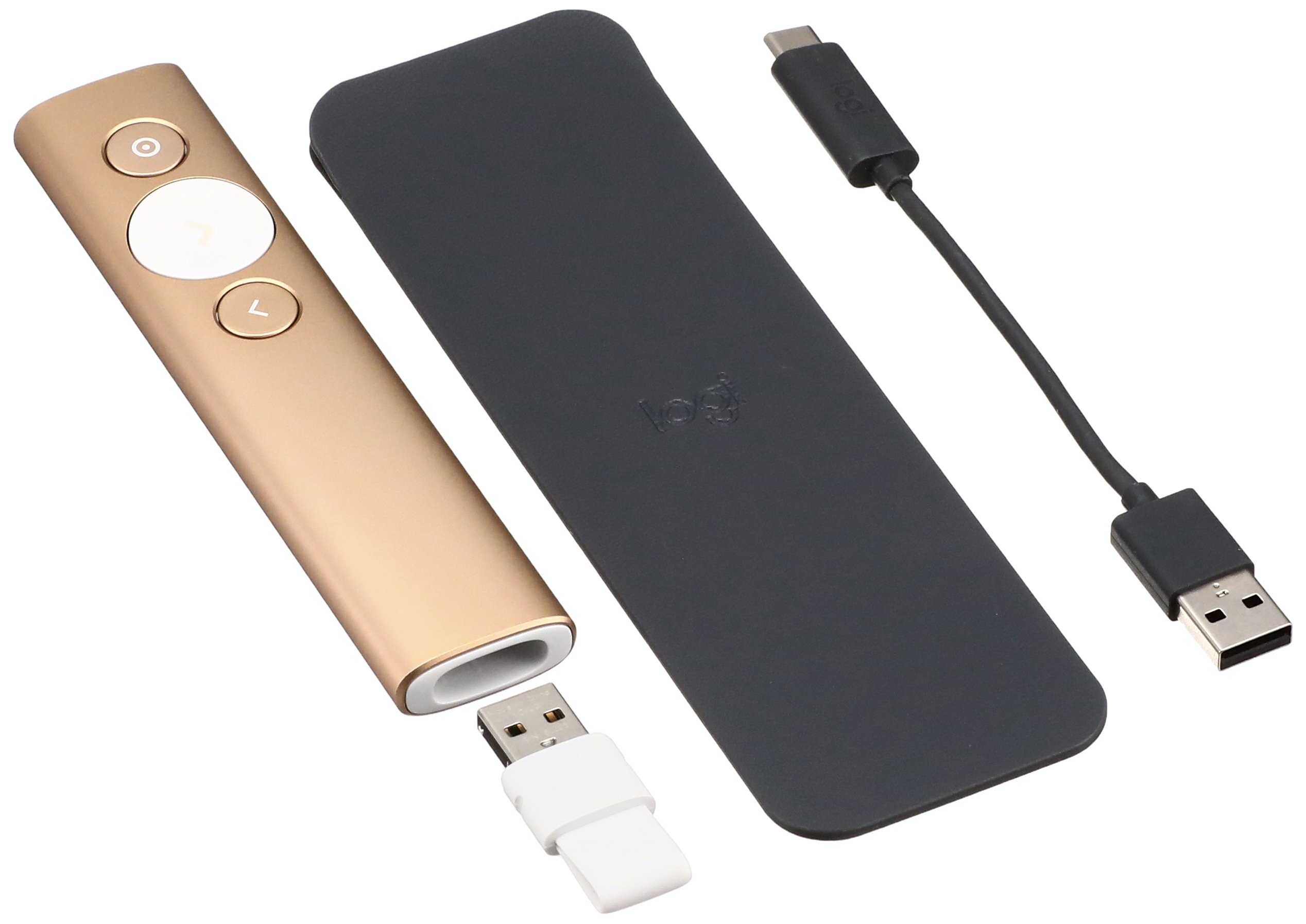Amazon.co.jp: ロジクール ポインター R1000GD ゴールド プレゼンター