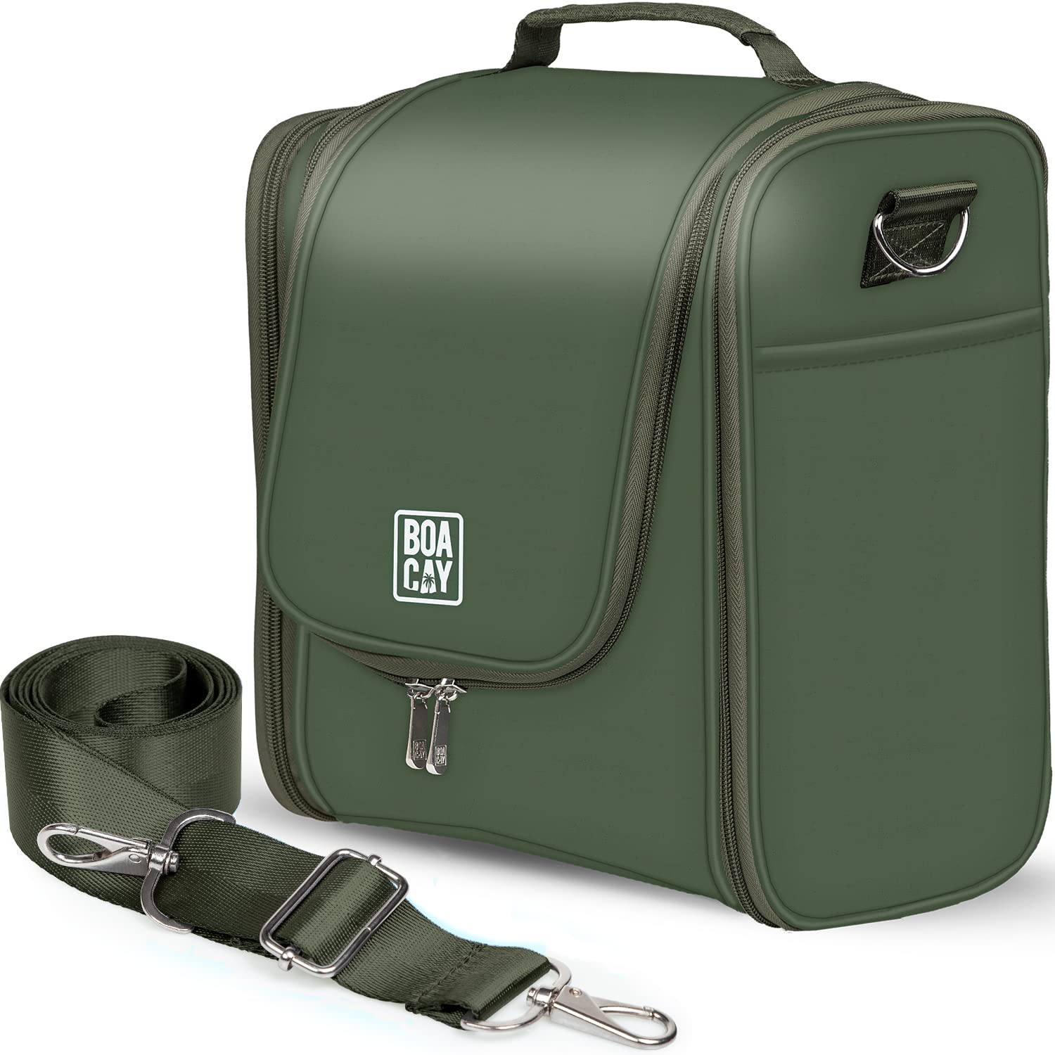 BOACAY Neceser Grande para Mujer y Hombre, Bolsa de Aseo Colgante, Bolso Baño