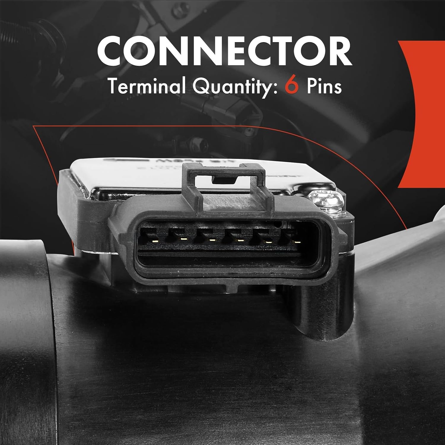 A-Premium Mass Air Flow Sensor Meter Assembly Compatible with Ford Explorer 2002-2005 & Lincoln Aviator 2003-2005 & Mercury Mountaineer 2002-2005 - 6 Pins, 8Cyl 4.6L - Replace for# 1L2Z12B579AAA