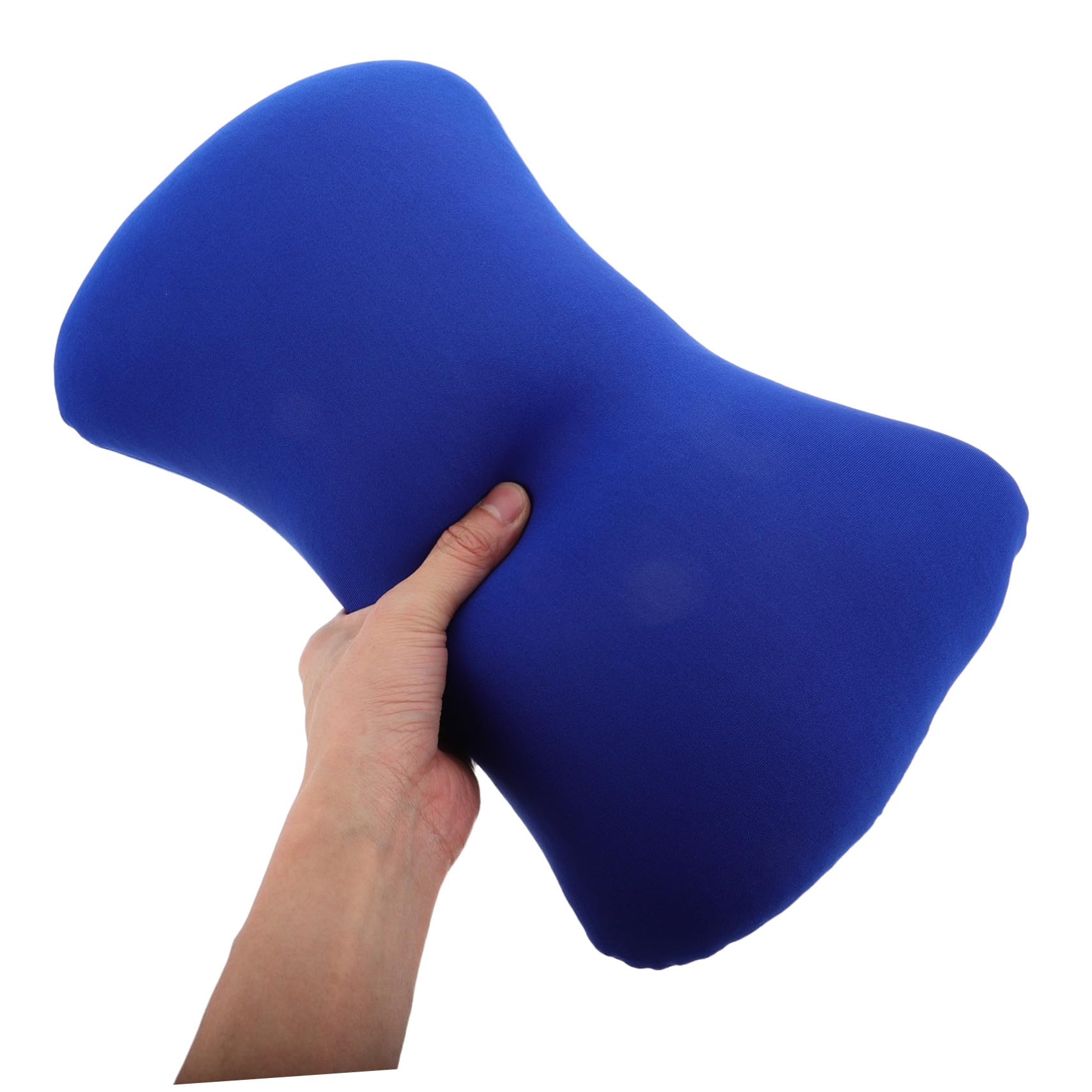 Almohada Portátil de Espuma Partículas en Forma de Hueso, Ligera y Mini para Camping al Aire Libre, Soporte Cómodo para Cuello y Lumbar, Tamaño Compacto y Lavable