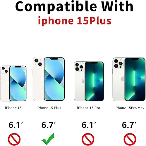 Miniatura 10 de CIVICASE Funda con cremallera para iPhone 15 Pro Max, funda tipo cartera 2 en 1 magnética desmontable, protección para tarjetas RFID, 6 ranuras para