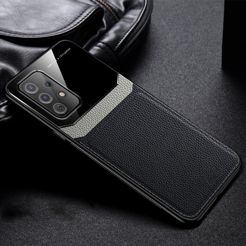 Coque cuir PU Samsung A31 chic pour le bureau et sorties