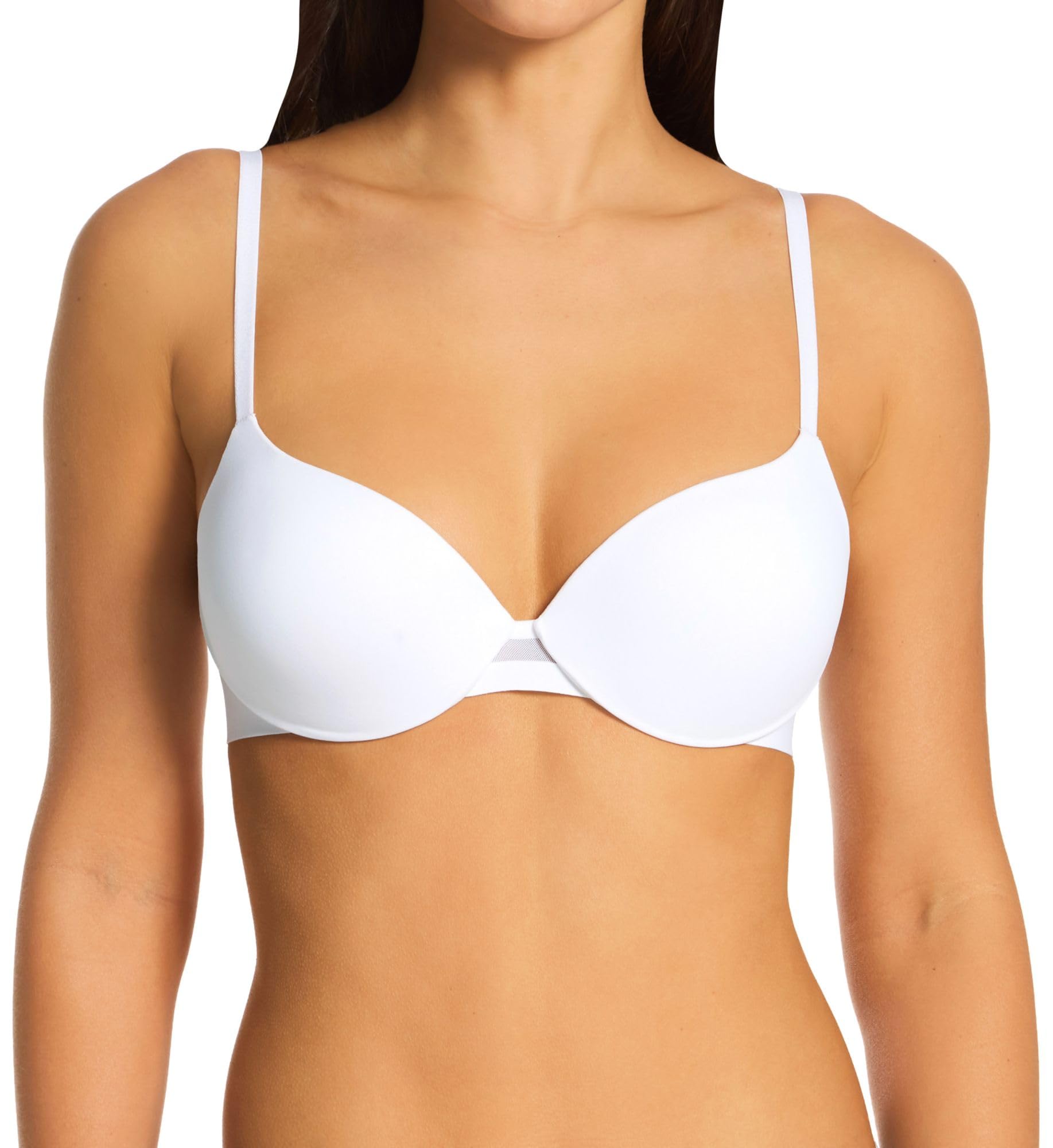 Maidenform Women's Dreamwire Convertible T-Shirt Bra Underwire, White, 36D