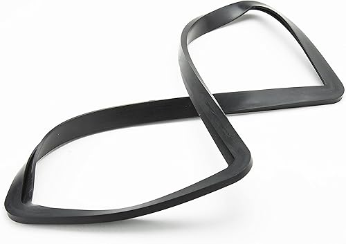 Miniatura 5 de Pilot Automotive WL170-E1 - Marco de placa de matrícula de goma de uretano flexible elástico negro para automóviles, SUV y camiones, protección