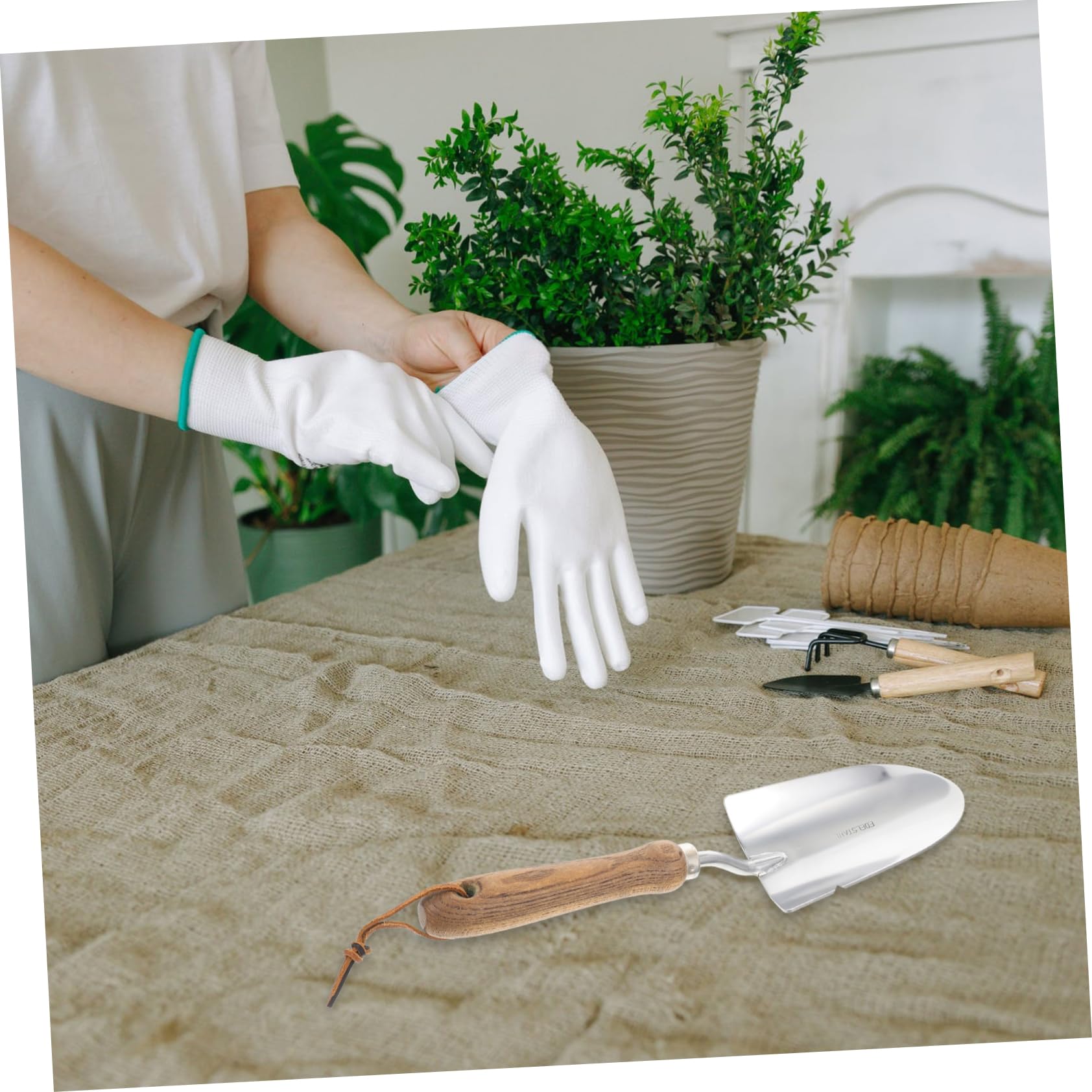 Toddmomy 2 Stück Gartenschaufel Gartengeräte Anlage Gartenwerkzeuge Gartenhandwerkzeuge Handwerkzeuge für Gartenarbeit Gartenkellen Hochleistungs-Gartenhandkelle Garten Kellen