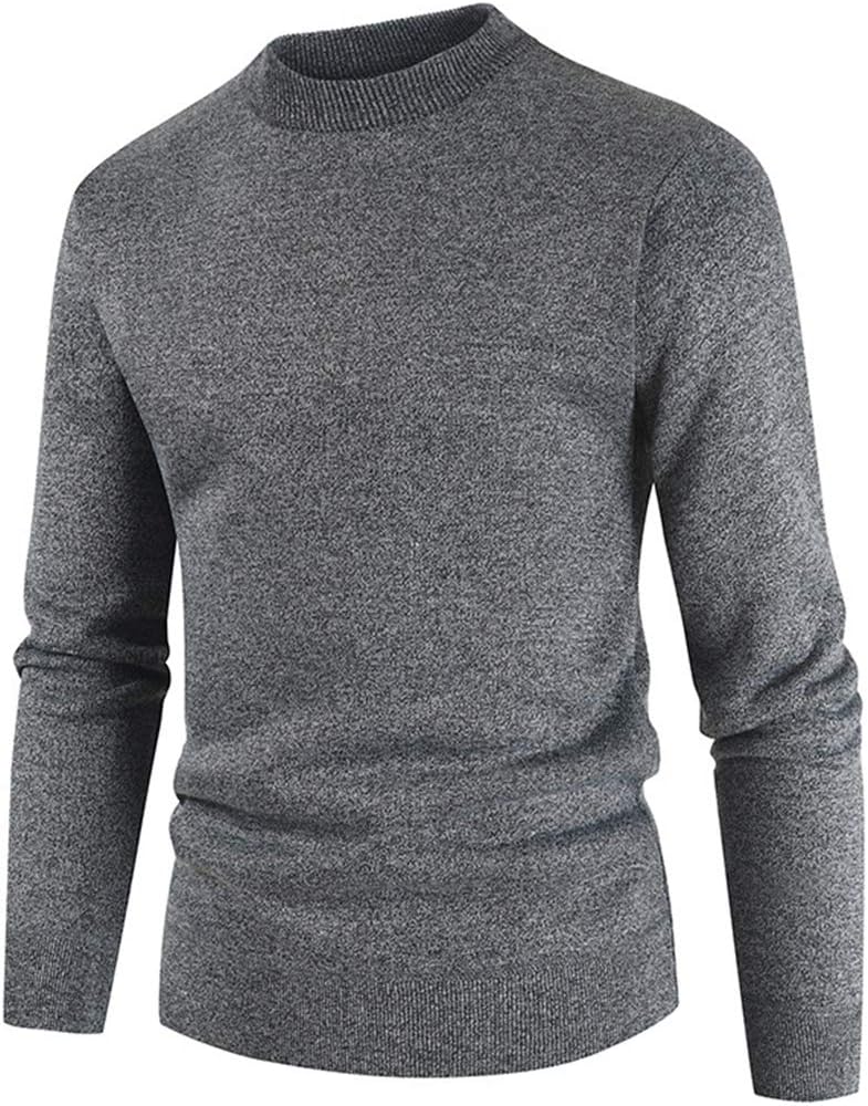 Pull à col rond en coton mélangé Gris Au paris