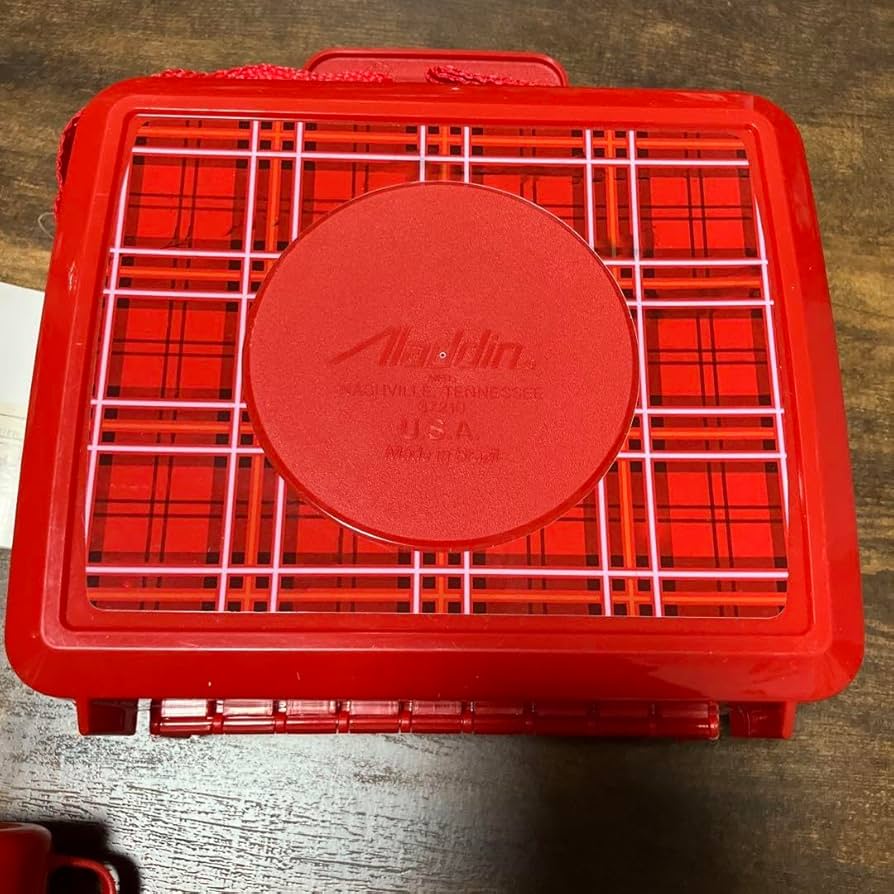 [希少]ディズニー ランチボックス Aladdin社製 ヴィンテージ 水筒付 ヴィンテージ・アラジン社・ディズニー・美女と野獣・サーモス