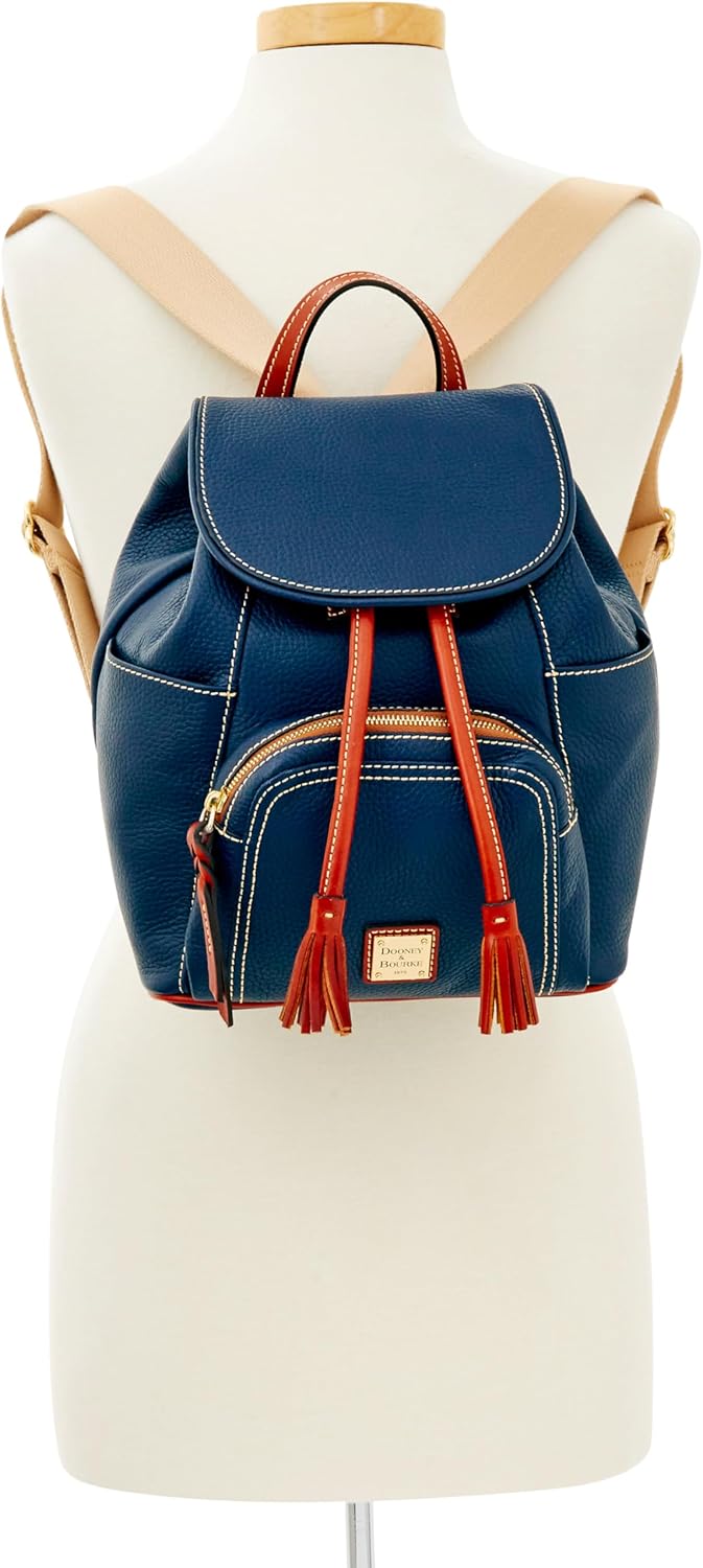 Dooney & Bourke Handbag, Pebble Grain Medium Murphy Backpack - Blue