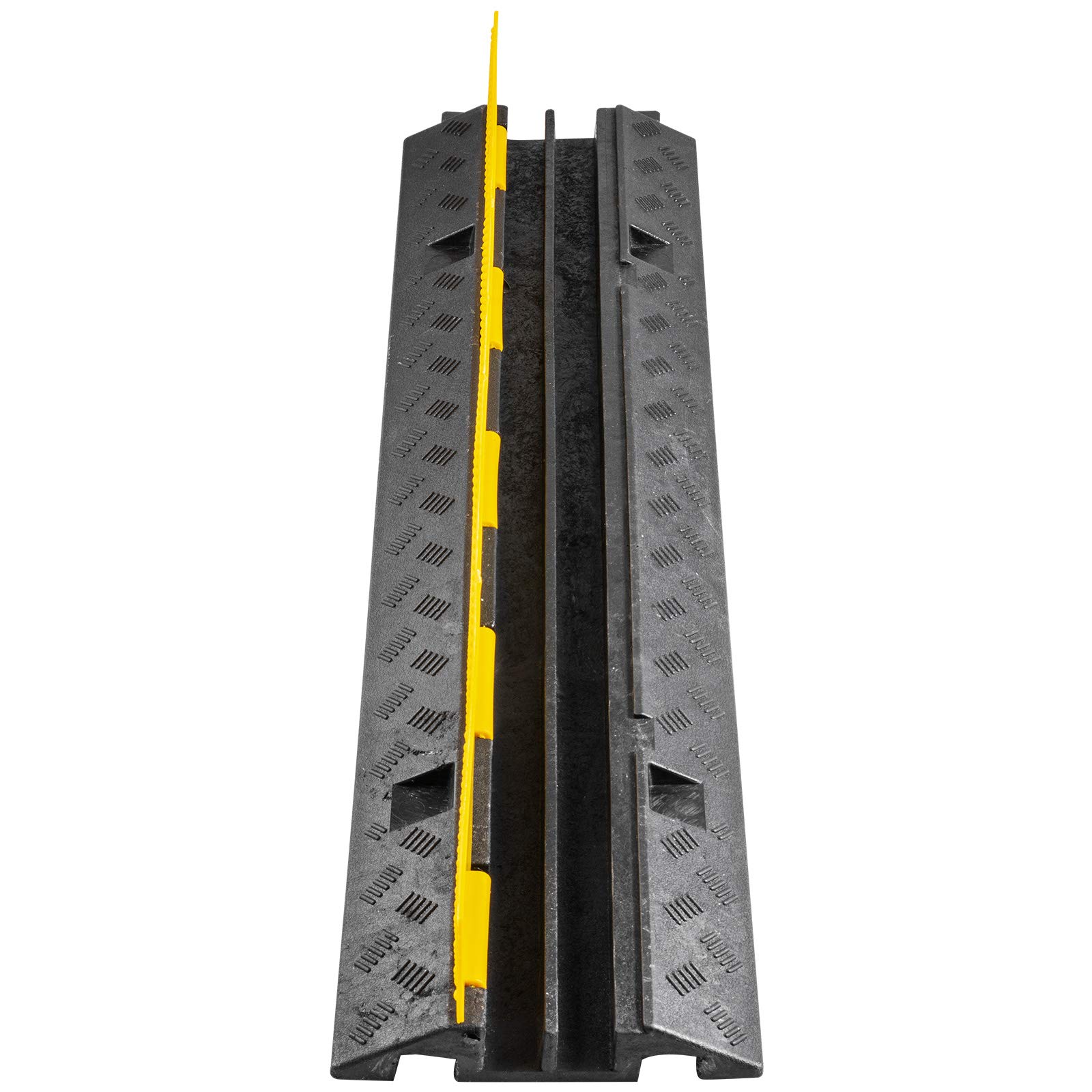 VEVOR 3 Pezzi Per 1000x250x45mm Passacavo A Pavimento In Gomma 2 Slot