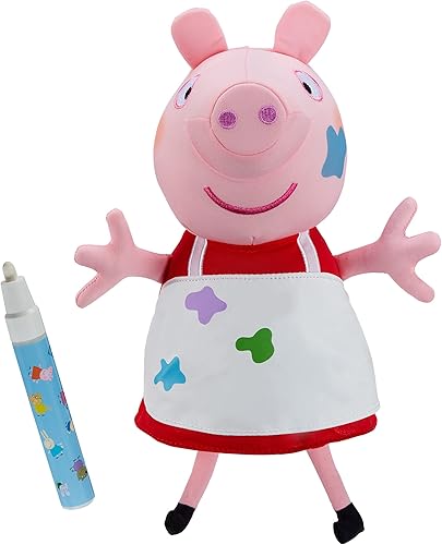 abgee Peppa Pig Splash & Reveal Peppa, juguete suave preescolar, juego creativo, regalo para niños de 2 a 5 años