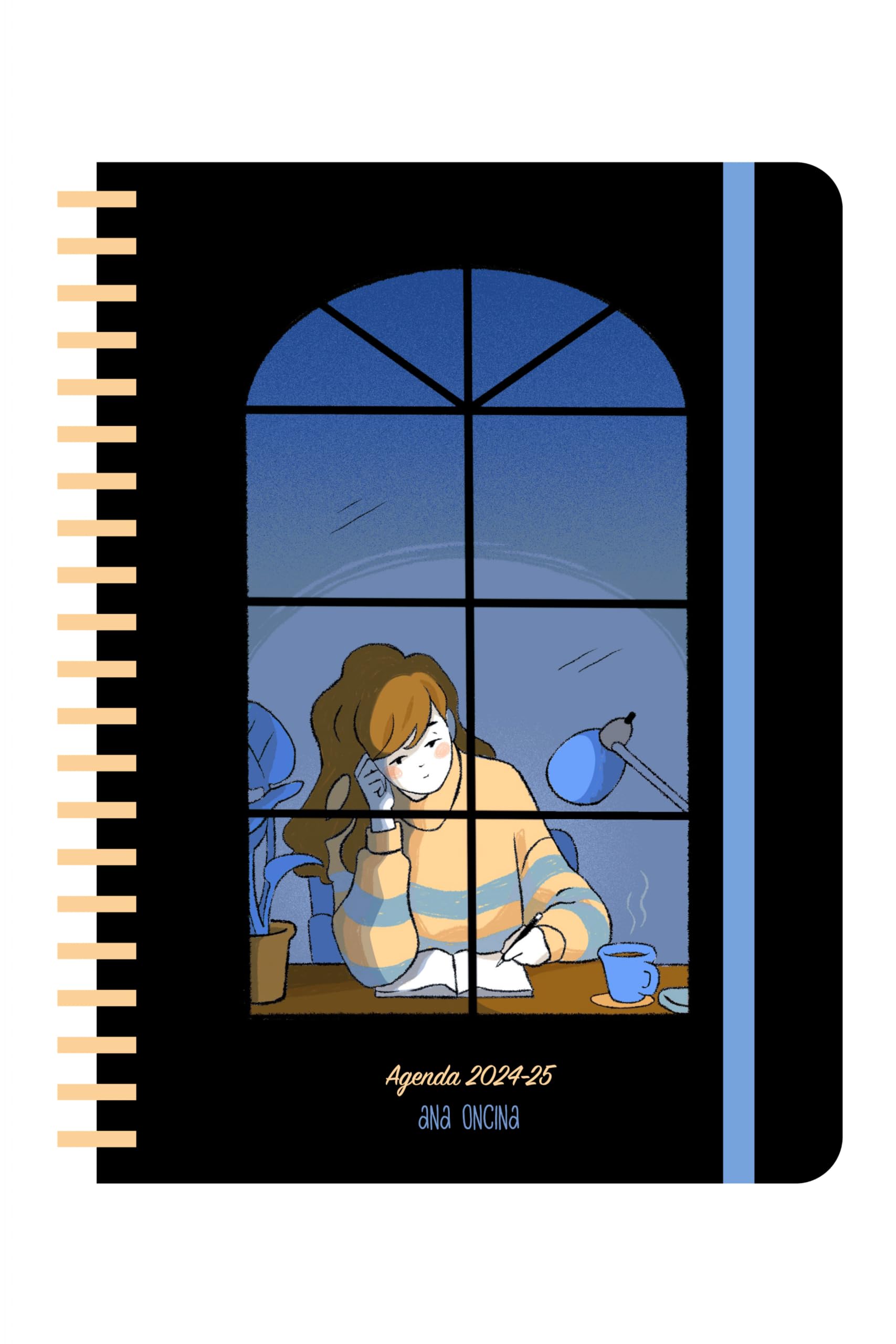 Agenda escolar semanal 2024-2025 Ana Oncina (TANTANFAN)