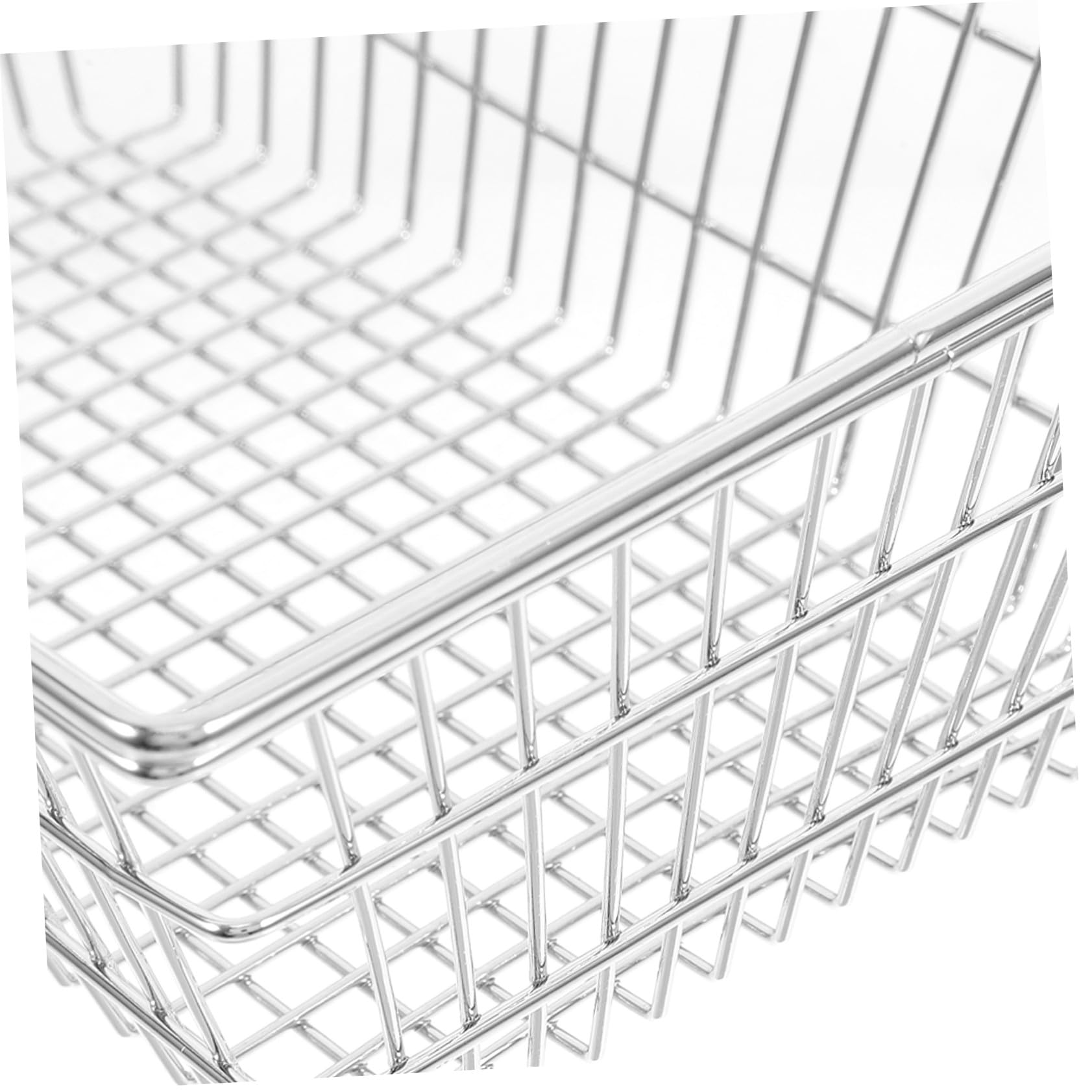 Mini Panier de Rangement Fer Panier de Courses Garçon Fille Portable Rangement Maille pour Jouets et Accessoires Marchande Garçon Fille
