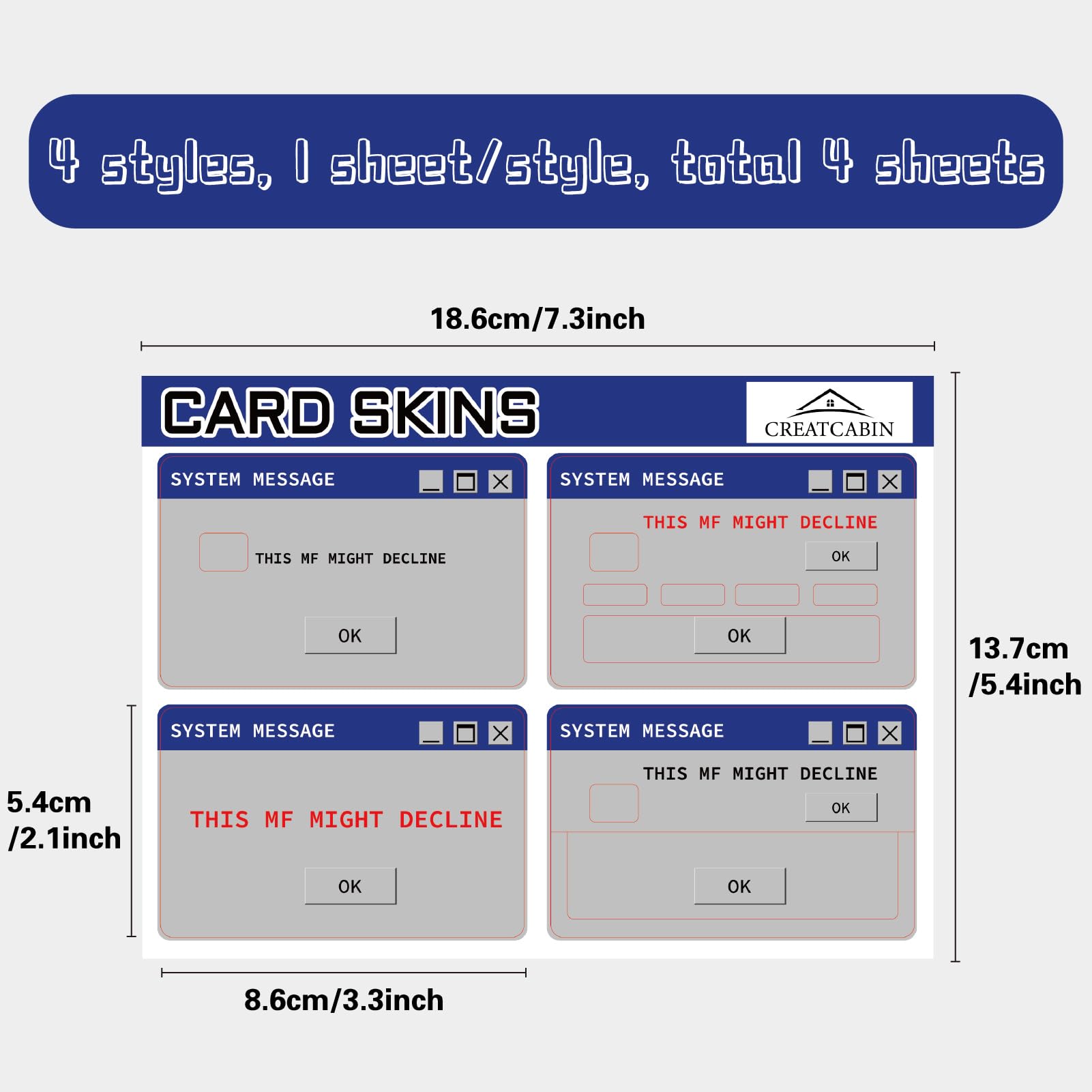 CREATCABIN Autocollant De Protection De Carte Bancaire Personnalisé En Forme Fleur Cerisier Pour