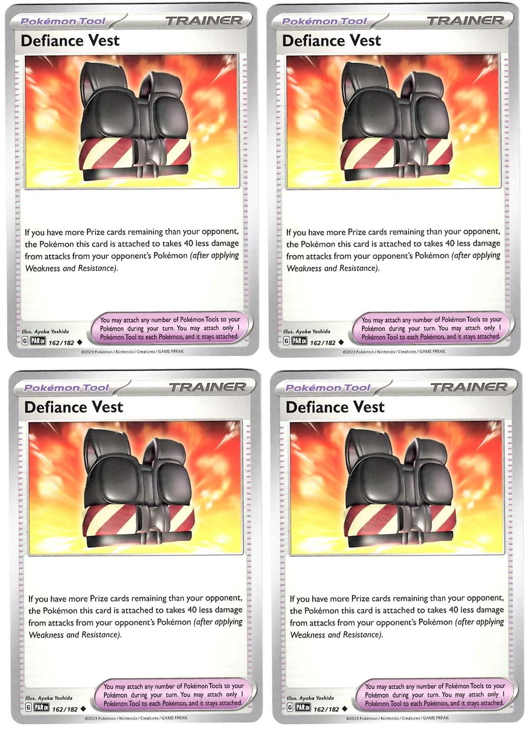 Amazon.com: Defiance Vest 162/182 - Paradox Rift - Pokemon Trainer