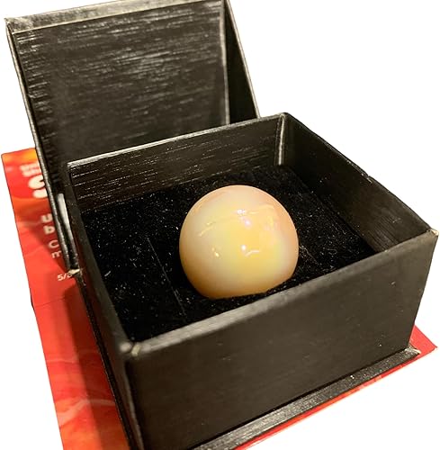 Miniatura 7 de Curated Collectables - Mármol colector de vidrio de uranio - #14 Esencia de perlas birmanas - (con caja de regalo)