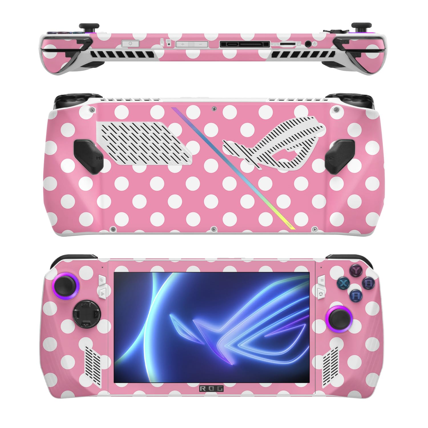 MightySkins Skin Compatible with Asus ROG Ally - Mini Dots | Protective, Durable, and Unique Vinyl Decal wrap Cover | Easy to Apply, Remove, and Change Styles