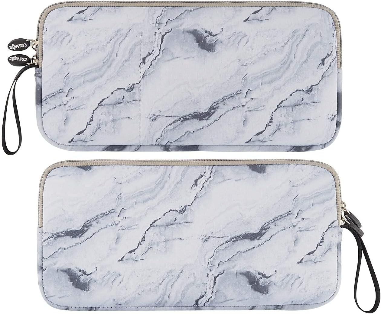 CM Neoprene Carrying Case Bag Protection Pouch Compatible with Magic Keyboard, Wireless Keyboard, Magic Mouse and Wireless Trackpad (White Marble Pattern) - Image 5