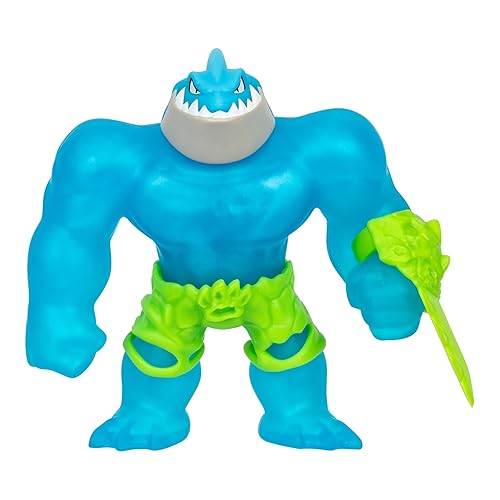 Heroes of Goo Jit Zu Meteor Madness, Stretchy Thrash Action Figure, with Unique Squishy Goo Filling & Meteor Battle Gauntlet, Sensory Toy That Stretch Up to 3X Its Size