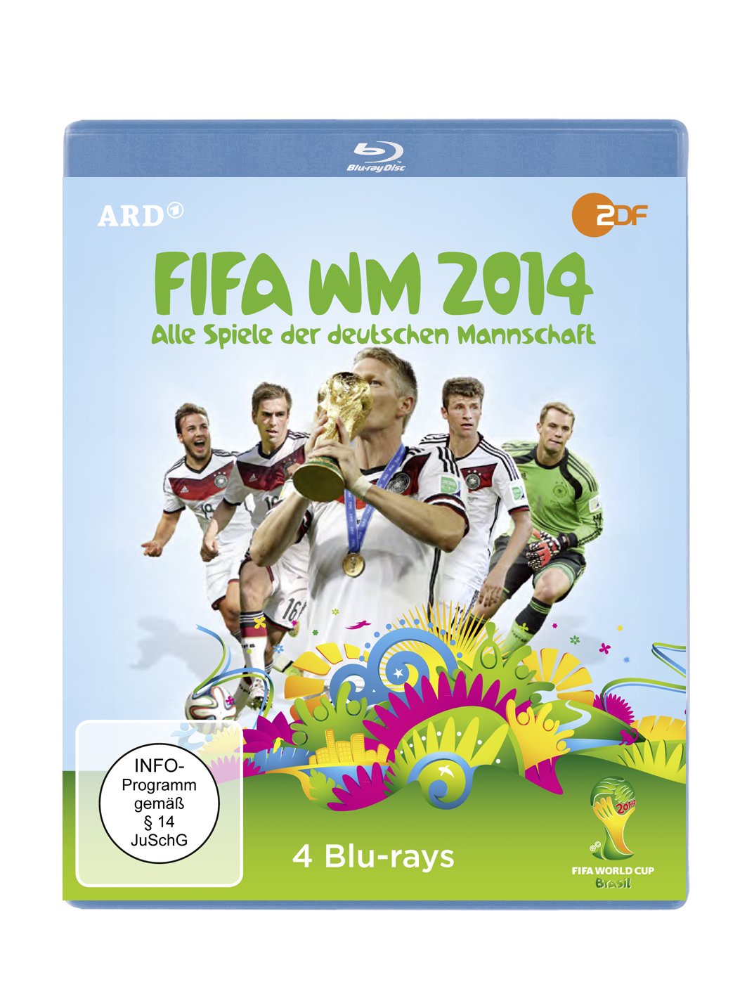 FIFA WM 2014 - Alle Spiele der deutschen Mannschaft [Blu-ray]