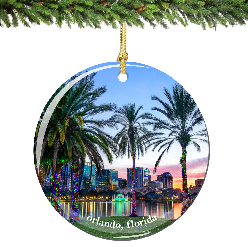 Décoration de Noël Orlando, le cadeau idéal en porcelaine de 7 cm