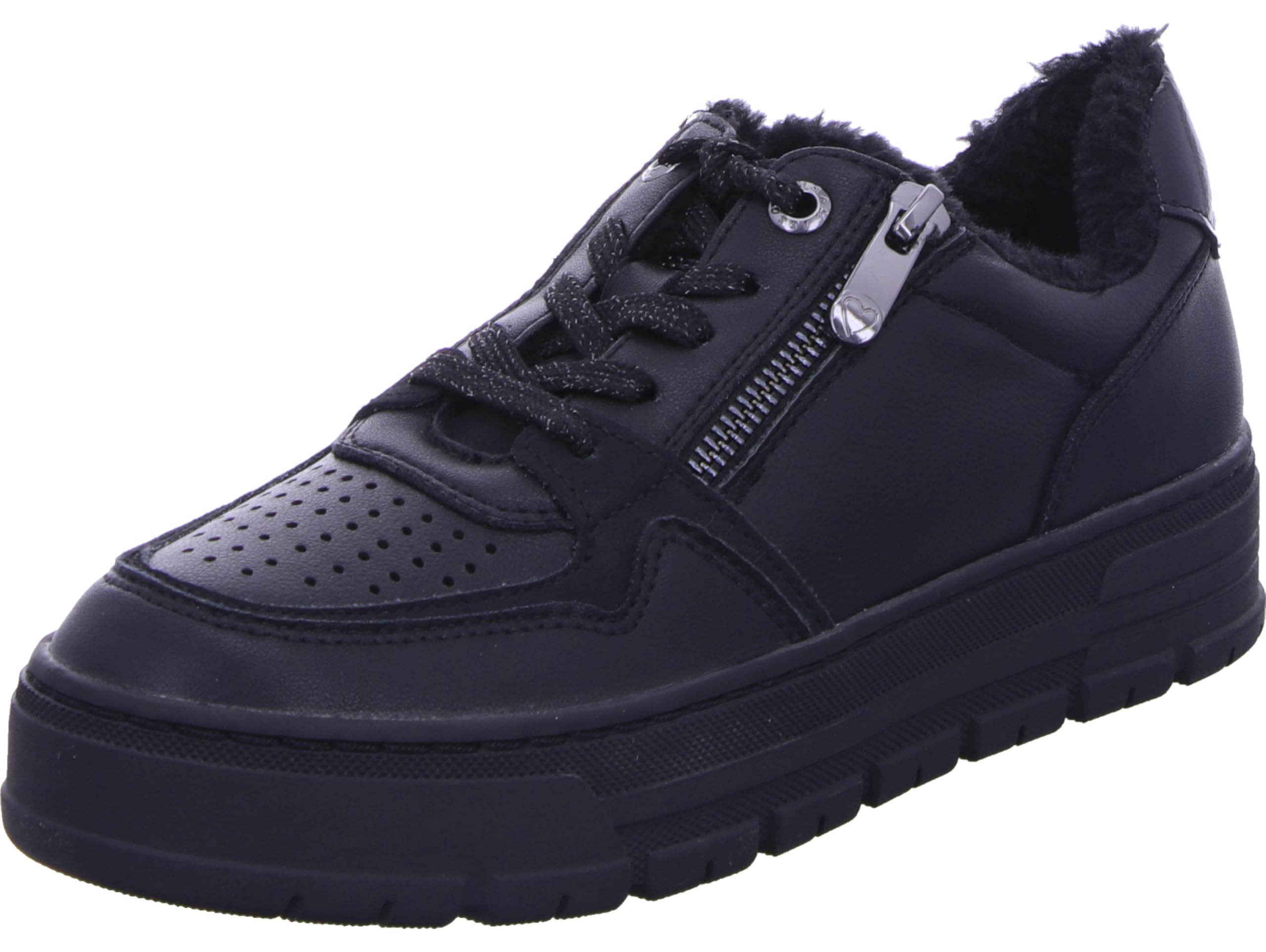 Marco Tozzi Damen Plateau Sneaker mit Schnürsenkeln Freizeit