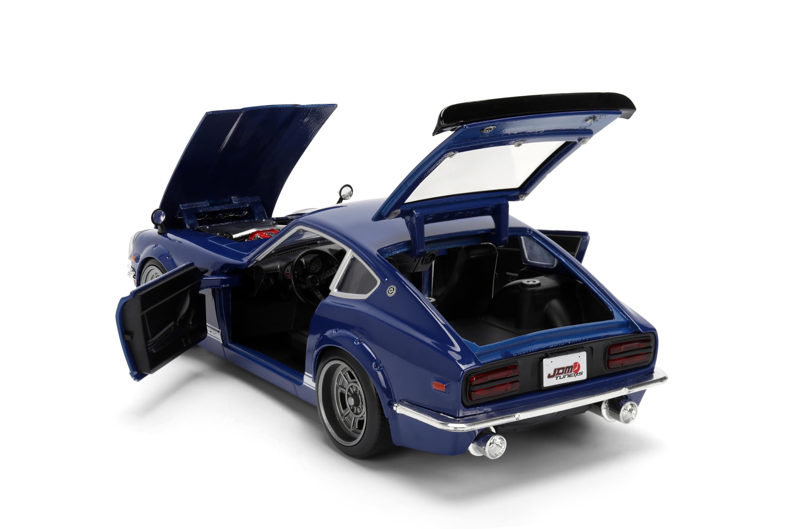 Jada 1972 Datsun 240Z, ciemnoniebieskie zabawki w skali 37020-1/24 odlewany model samochodu