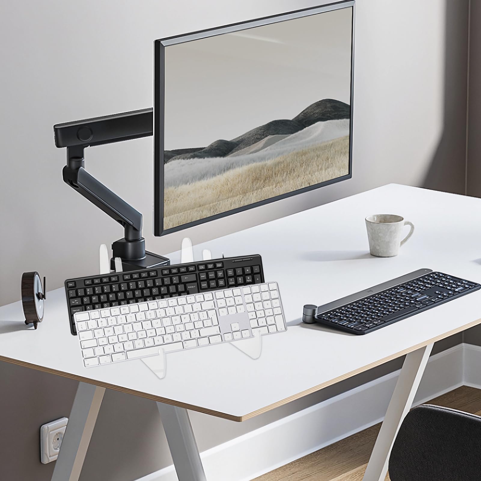 HERCHR Acrylic Keyboard Display Stand, Mechanical Keyboard Stand - View #3