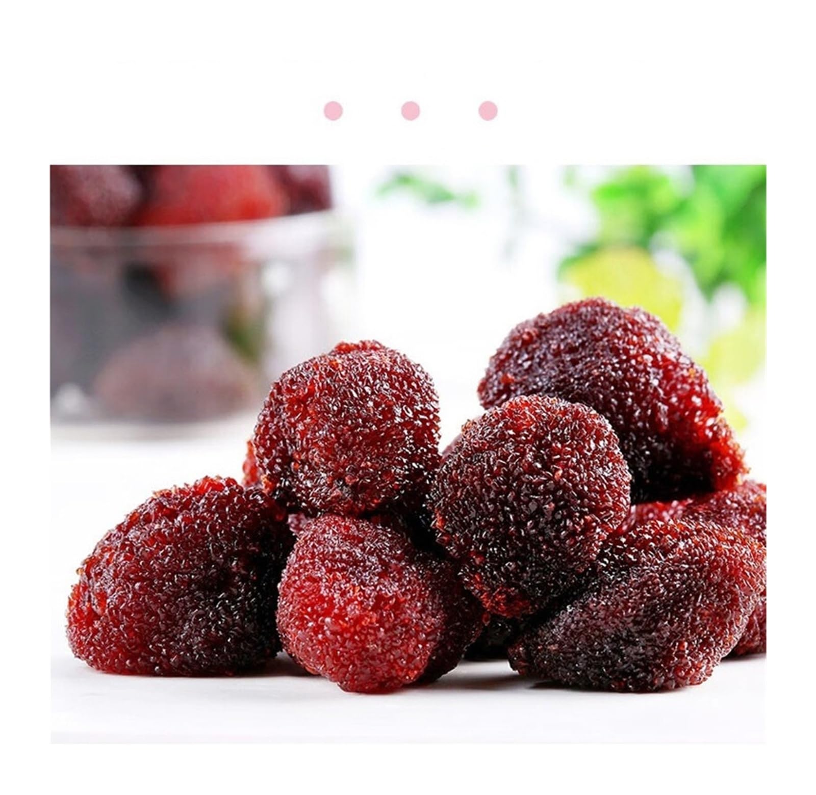 100 g di frutta Waxberry, frutta candita a polpa spessa, una delizia agrodolce che soddisfa le tue voglie.(4bag)