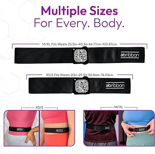 Miniatura 4 de Ab-Ribbon by HYPOXiX Fitness, Abdominal Mirror Sensory Belt for Pilates Barre Yoga Breathography Technique Breathwork and Physical Therapy