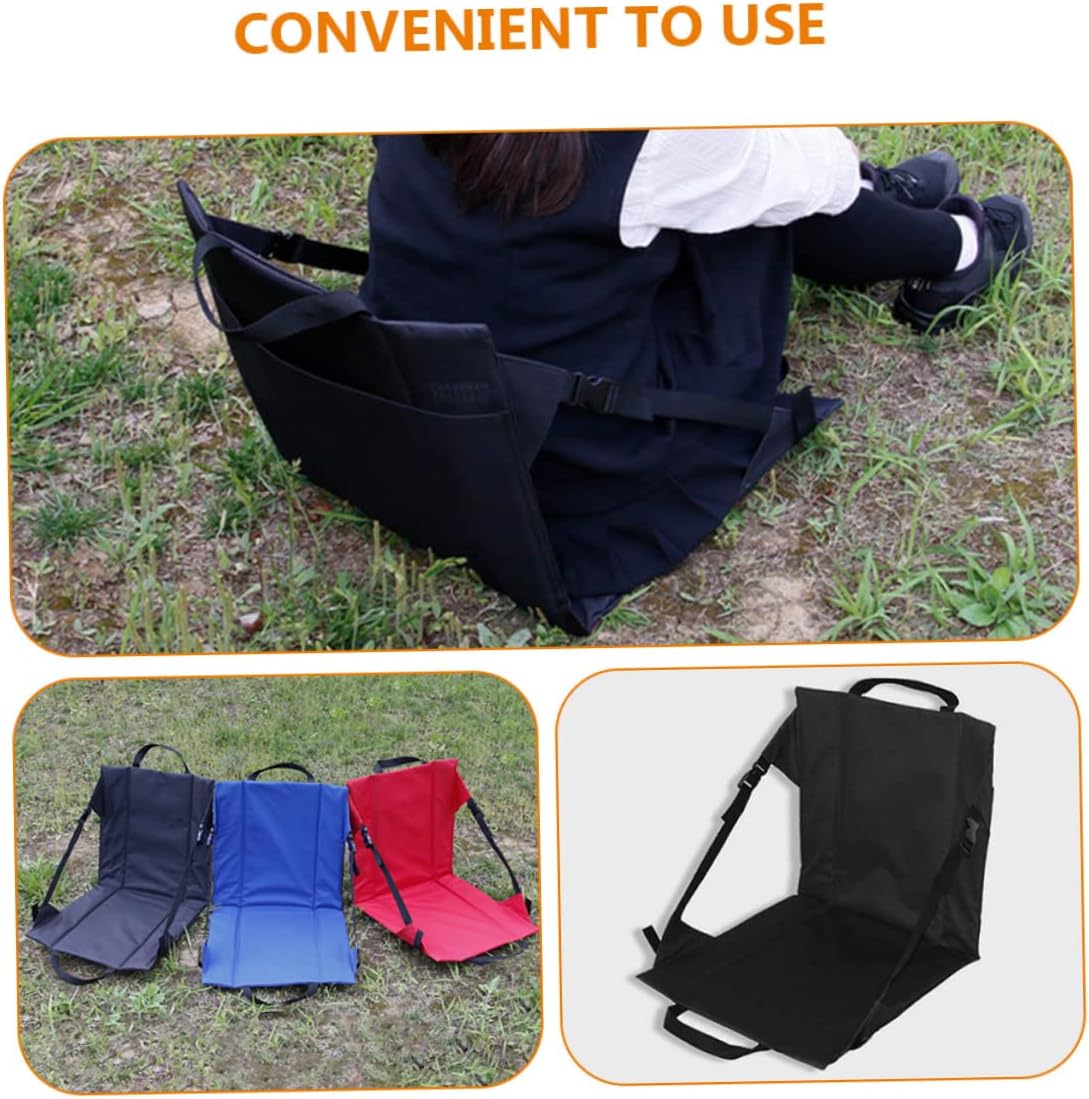Foldable Chair Portable Camping Stool Lightweight Outdoor Garden Chair Backrest Easy to Carry Folding Design for Travel and Events