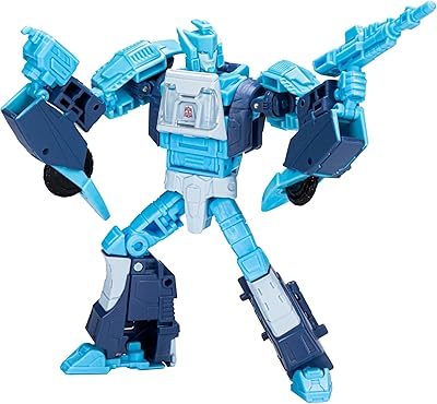 Transformers Legacy Velocitron 5 Inch Action Figure Deluxe Class Exclusive - Blurr