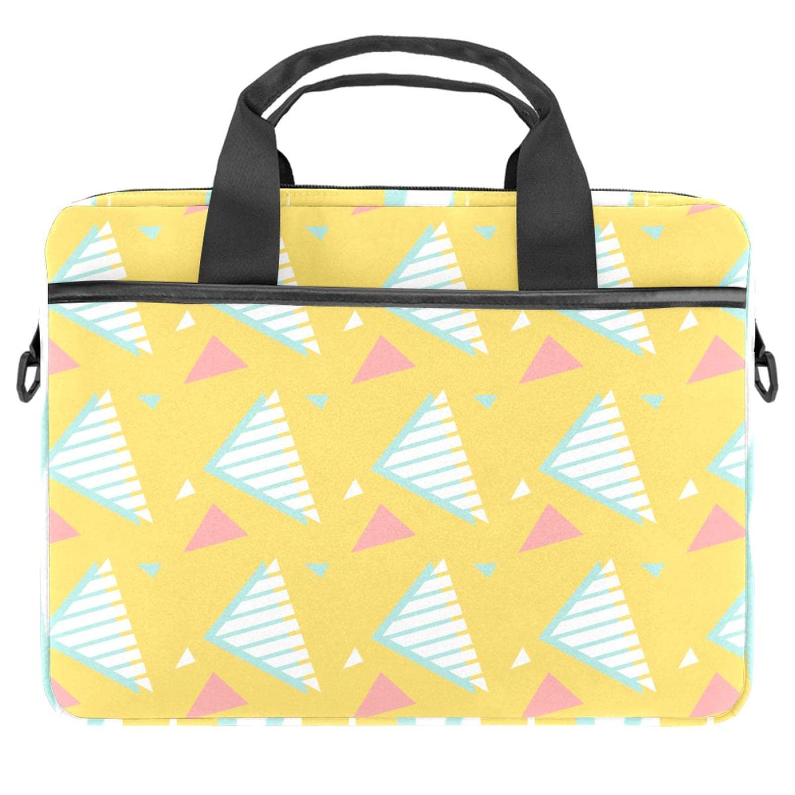 Bolso bandolera de hombro multicolor-12 maletín laptop 14.5 pulgadas funda portátil amarillo 7