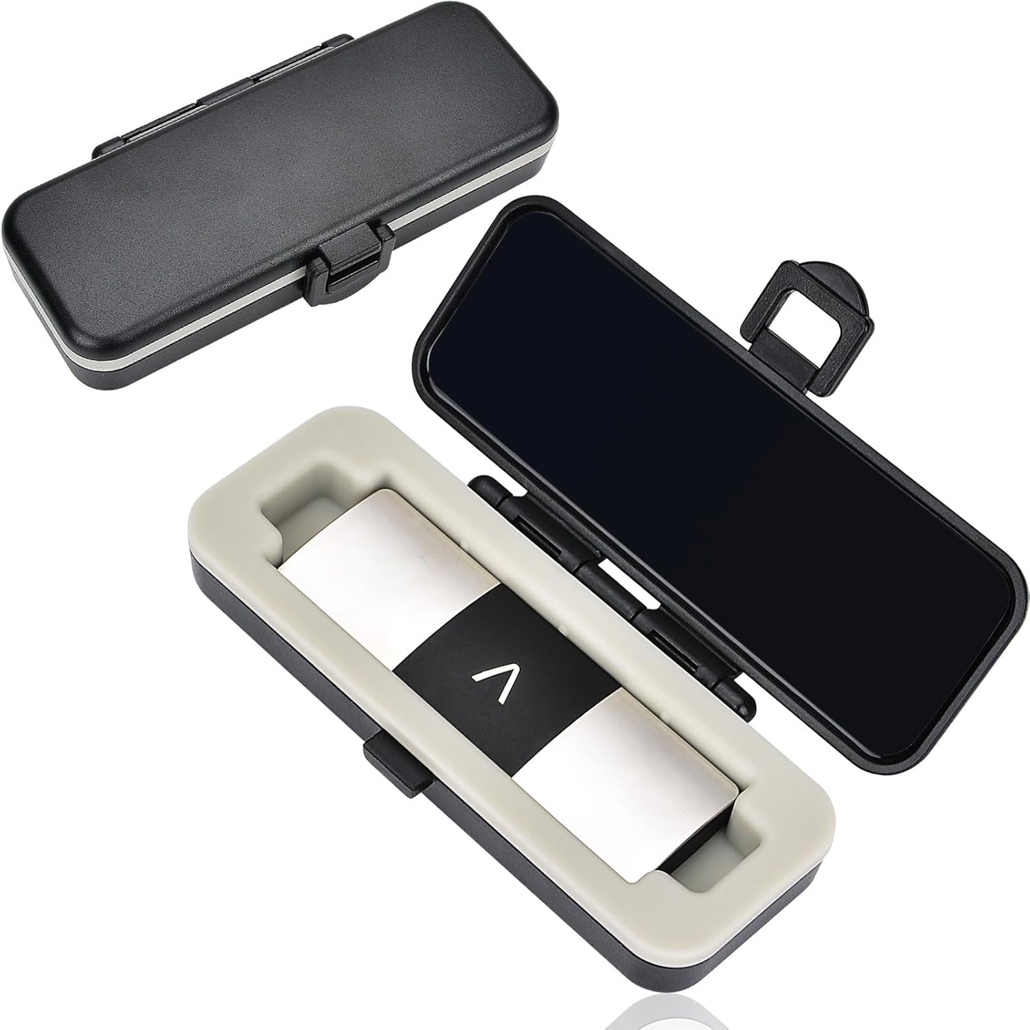 Hard Carrying Case Only for Kardia Mobile 6L & 6L MAX, KardiaMobile 6-Lead EKG Heart Monitor Case, Keep Clean and Protected (Black)