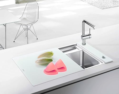 Miniatura 4 de Uniware Silicone Pot Holder, Cooking Pinch Grips, Mini Oven Mitt, (1, Red)