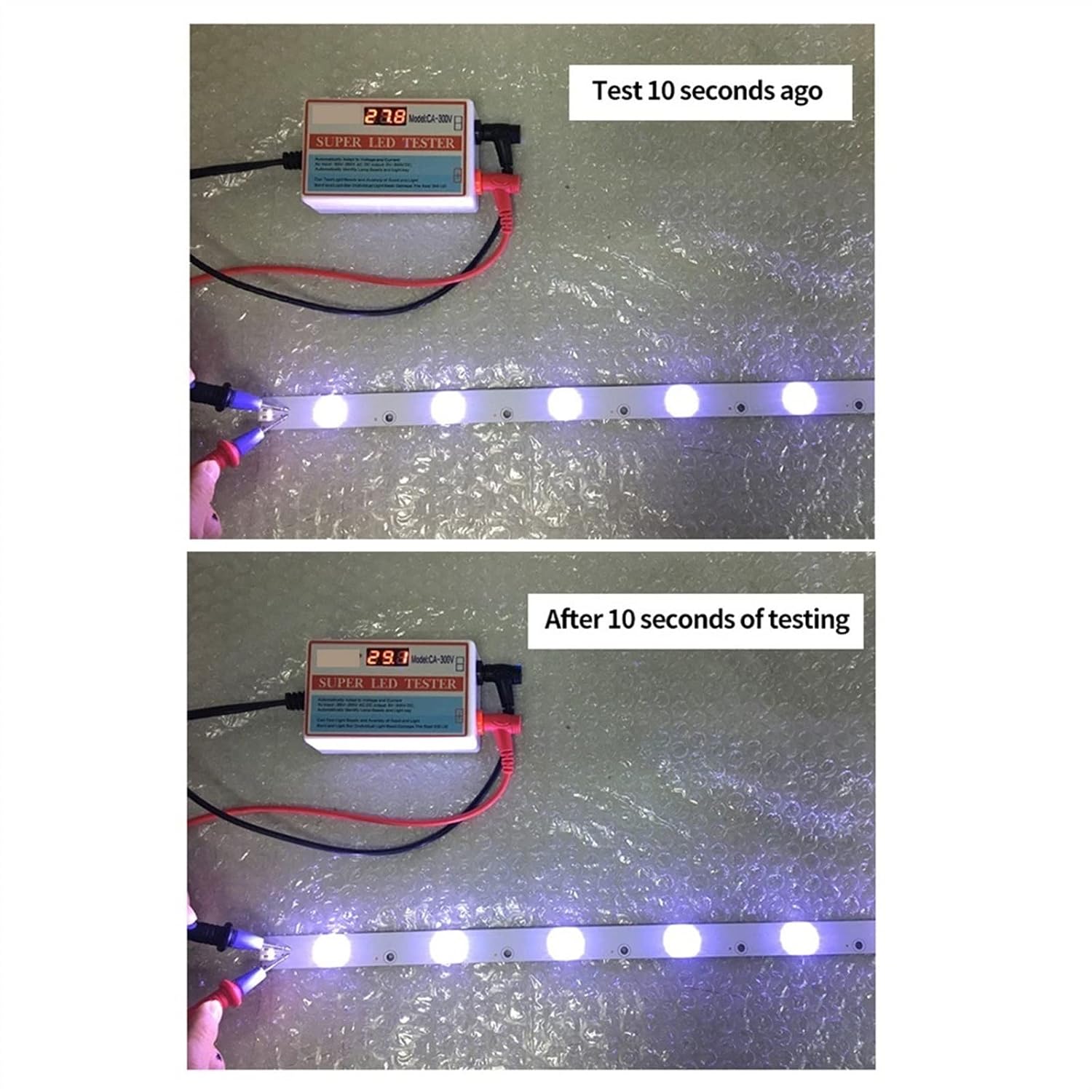 CA-300V LED Lamp Beads Light Bar TV Backlight Tester Strips Board Test Tool Capacitance Diode Voltage Testing