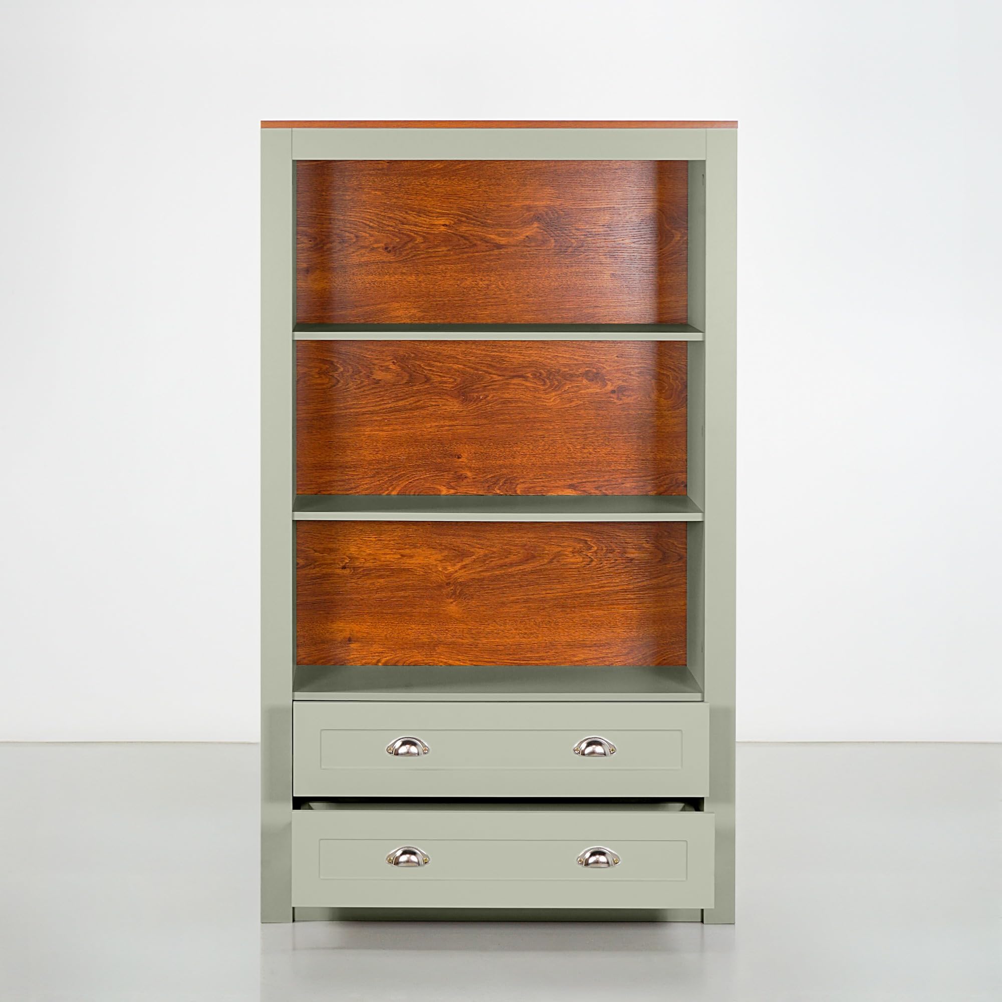 Libreria Verticale WeHome – 6 Ripiani – 80x192x25 Cm – Rovere Melaminico – Design Moderno E Salvaspazio - 2