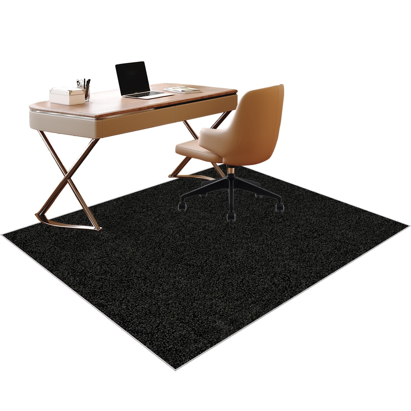 Tapis Protection de Sol Chaise Bureau Tapis Chaise de Bureau Gaming Antidérapant Tapis de Sol pour Chaise Gamer Ordinateur Silencieux Chairmat Tapis Chaise Gaming 150 x 180 cm