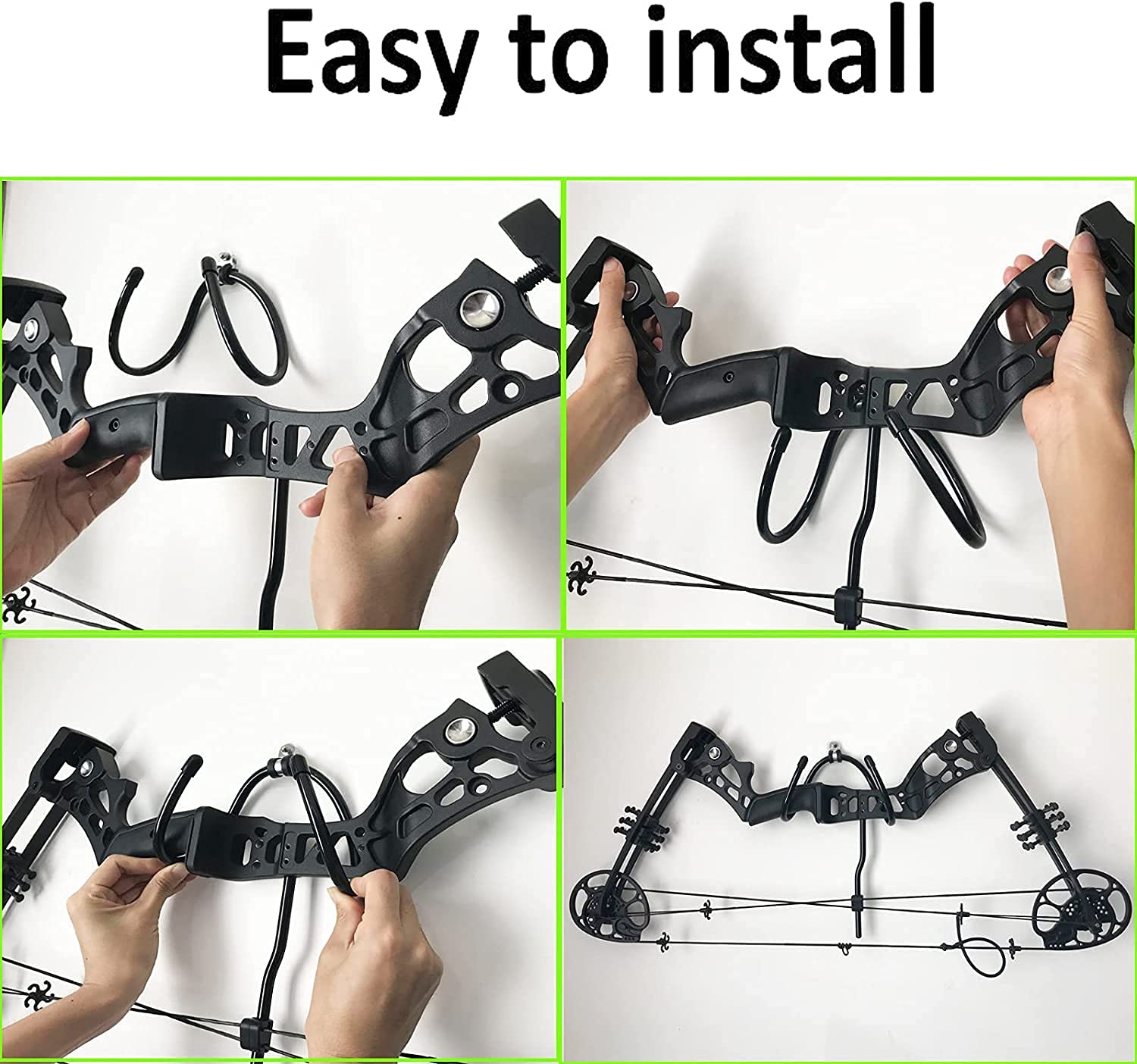 Boog Rack Wandmontage Houten Boog Hanger Boog Haak Muur Mount Boog Opslag Rack Universele Boog Houder Stand voor Recurve Compound Boog Longbow Shop Display Boog - Niet Boog