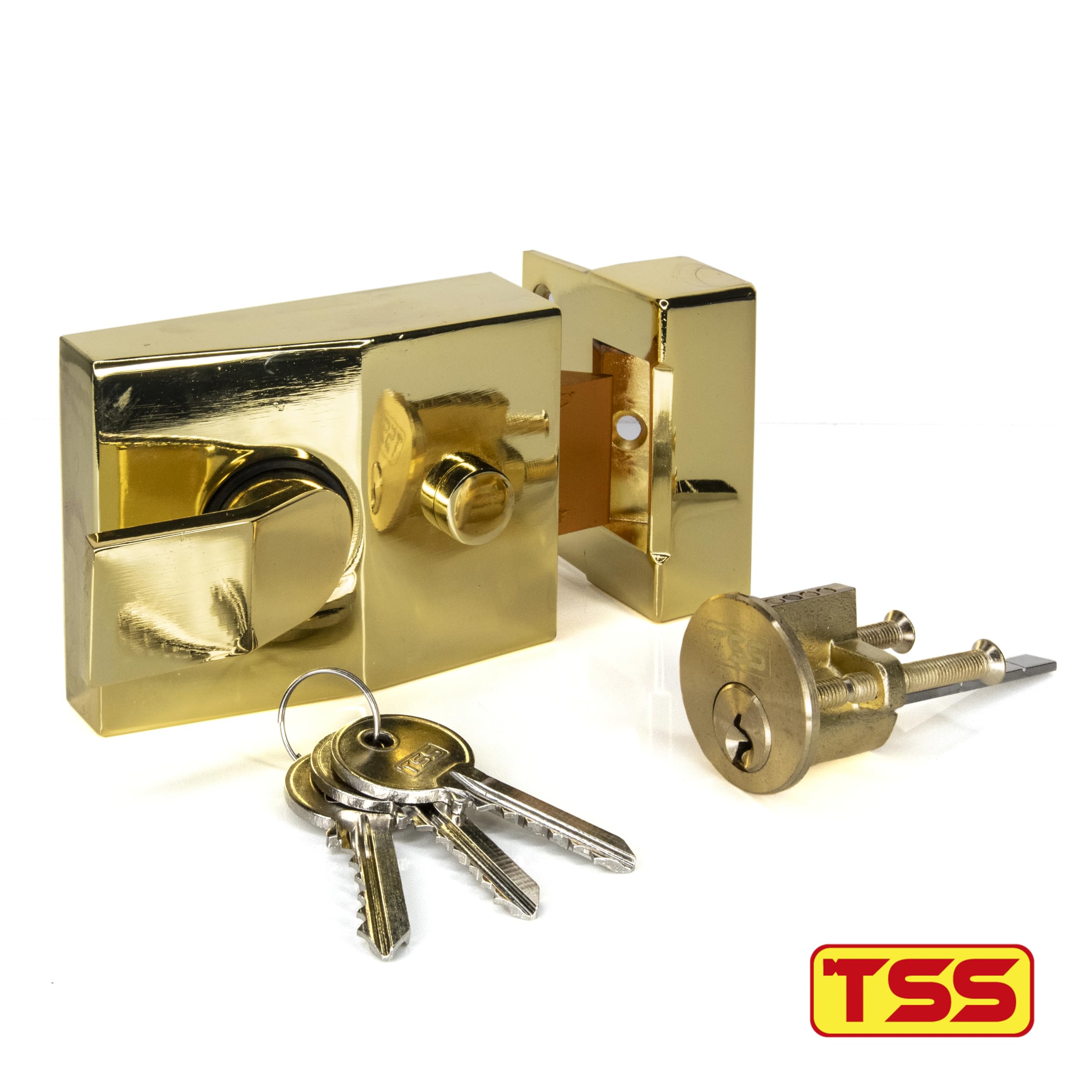 TSS Standard Non-Deadlocking Nightlatch, 60mm Backset - Image 2