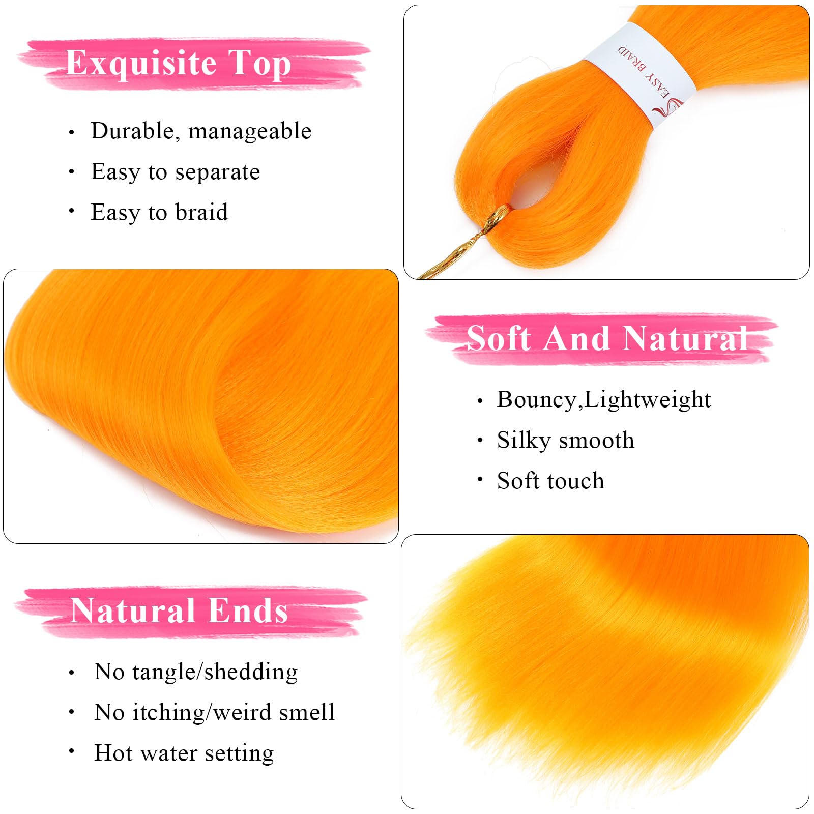 Easy Braid Pre stretched Braiding Hair Extensions - Image 4